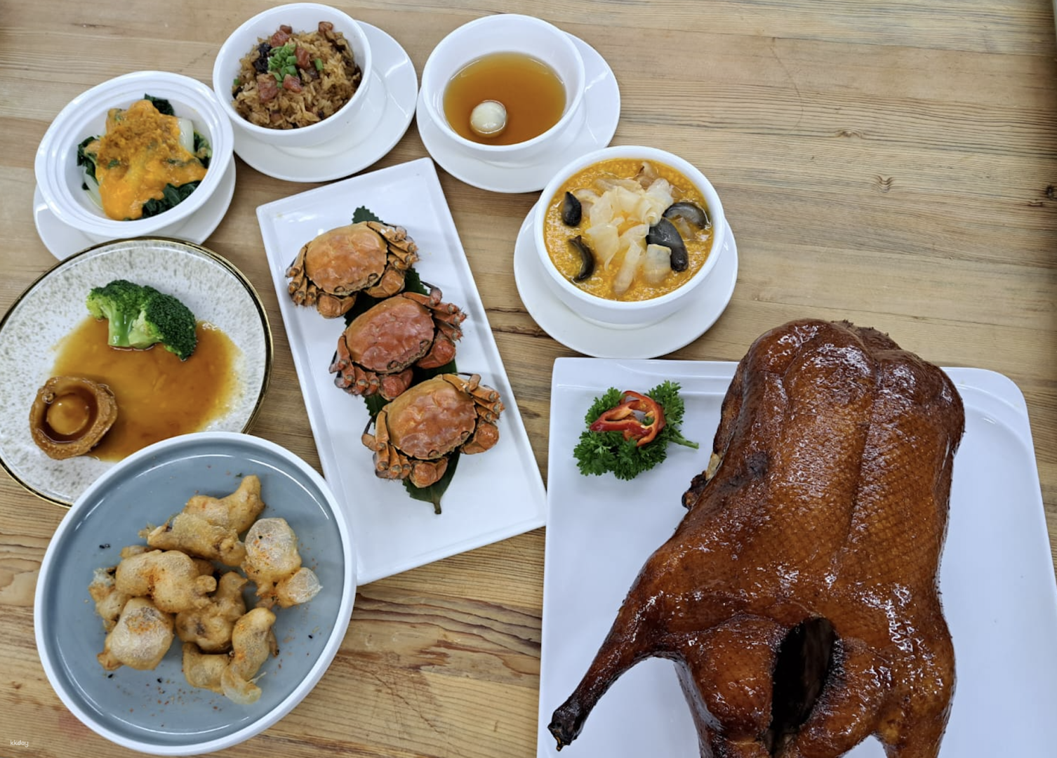 Hai Dong Xuan 150 mins Premium Hairy Crab & Crispy Duck Set | All-You-Can-Eat Steamed Hairy Crab, Huadiao Steamed Hairy Crab, Salt-n-Oil Baked Hairy Crab | Ap Lei Chau, Aberdeen, Tai Kok Tsui, Wong Tai Sin | Hairy Crab Special 2025 - Photo 1 of 8